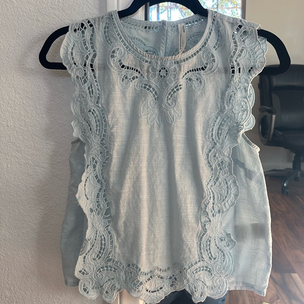 Anthropologie handkerchief top